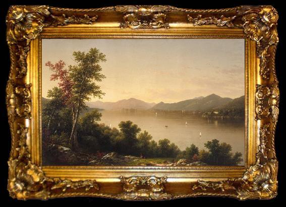 framed  John William Casilear Lake George, ta009-2